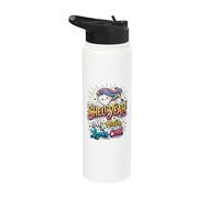 Shell Yeah Beach Mermaid Girl Summer Stainless Steel Insulated Water Bottle