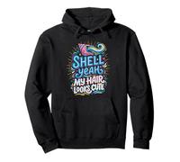 Shell Yeah Beach Mermaid Girl Summer Sudadera con Capucha