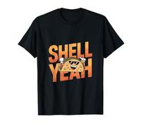 Shell Yeah - Divertido Taco bailarín Juego de Palabras de Comida Feliz Camiseta gráfica económica