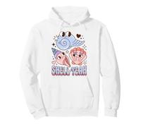 Shell Yeah Seashell Pun Beach Vacation Coastal Humor Sudadera con Capucha
