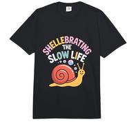 Shellebrating The Slow Life Snail Chill Vibes Comfort Colors Adult Heavyweight T-Shirt