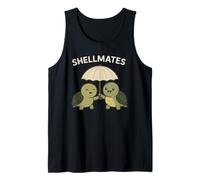 Shellmates Cute Turtle - Juego de Palabras Divertido de Las Tortugas Marinas Camiseta sin Mangas