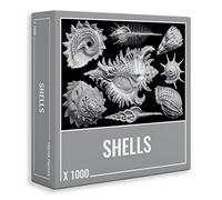 Shells: ¡Genial rompecabezas premium de 1000 piezas para adultos! Increíble rompecabezas con un desafiante diseño en blanco y negro