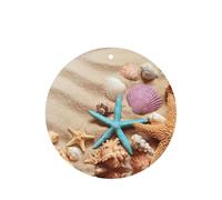 Shells On The Beach - Ambientador para coche, 10 unidades, hojas de ambientador con cuerda para coches y hogar
