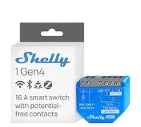 Shelly 1 Gen4 - Módulo para Interruptor 1 botão ou Portão de Garagem 16A WiFi/BT/Zigbee
