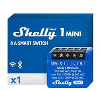 Shelly 1 Mini Gen3 - relé inteligente WiFi/Bluetooth para iluminación y puertas