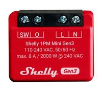 Shelly 1PM Mini Gen3 Módulo interruptor para automação WiFi com medição de energia