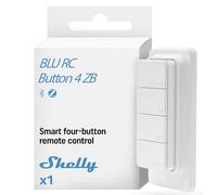 Shelly Comando inteligente de cenários BT/Zigbee, 4 botões - Shelly BLU RC Button 4 ZB