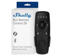 Shelly BLU Remote Control ZB Negro - Mando de Domótica Zigbee y Bluetooth, 4 Canales, Controlador inalámbrico de Dispositivos y escenas Shelly, Alertas LED y sonoras, Compatible con Home Assistant