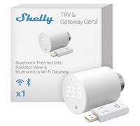 Shelly Cabeça de válvula de radiador termostática inteligente Bluetooth e WiFi - Shelly BLU TRV