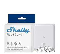 Shelly Sensor de fugas de água com WiFi / Zigbee / Matter e cabo de deteção -Shelly Flood Gen4