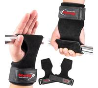 Shelly Grips PRO - Correas de agarre múltiple para levantamiento de pesas, guantes de levantamiento de pesas, correas de gimnasia alternativas a los ganchos eléctricos, levantamiento de peso muerto