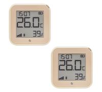 Shelly H&T Gen 3 Moca -Termómetro Higrómetro Wi-Fi & Bluetooth, Medidor Inalámbr