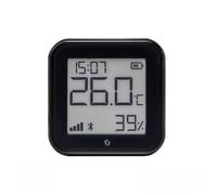 Monitor ambiental de temperatura y humedad con Wi-Fi y pantalla de tinta electrónica (negro mate) - Shelly H&T gen3 Matte Black