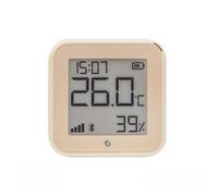 Monitor ambiental de temperatura y humedad con Wi-Fi y pantalla de tinta electrónica (marrón claro) - Shelly H&T gen3 Mocha