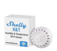 Shelly H&T - Sensor de humedad y temperatura de funcionamiento mediante Wi-Fi, configuración con App Shelly, color blanco