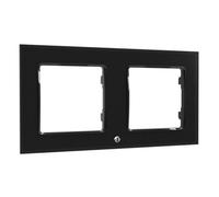 SHELLY HOME SHELLY ACCESSORIES "WALL FRAME 2" WANDTASTER RAHMEN 2-FACH SCHWARZ