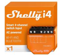 Shelly i4 Gen3 - Módulo de ativação de cenários para automação WiFi - 4 entradas