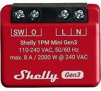 Shelly Mini 1PM Gen3 Wi-Fi Y Bluetooth Relé Interruptor Potencia Medición