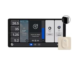 Shelly Painel de Controlo Inteligente com Ecrã Tátil e Sensor Shelly BLU H&T - Shelly Wall Display X2