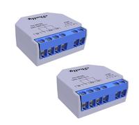 Shelly Plus 0-10V Dimmer | Pack de 2 | Wi-Fi & Bluetooth Smart Dimming Controller | Home Automatización | Aplicación iOS Android | No requiere hub | Compatible con Alexa y Google Home | Smart Scenes