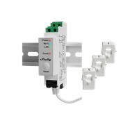Shelly Medidor Trifásico 120A WiFi - Shelly Pro 3EM V2