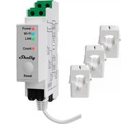 Shelly PRO 3EM v2 Módulo medidor de consumo trifásico WiFi/BT/LAN + 3 TI's de 120A