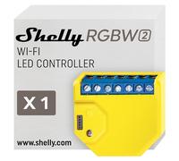 Shelly RGBW2, Smart Control Remoto Inalámbrico Para RGBW LED Tiras, Automatización Del Hogar, Compatible con Alexa & Google Home, iOS Android App, No Hub Requerido, Horario De Temporizador