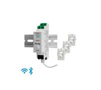 SHELLY SH-PRO-3EM-120A Shelly Pro 3EM 120A - Messung von 3 Kanälen / 3x 120A-Stromzangen inklusive - 4-Quadranten-Überwachung (S