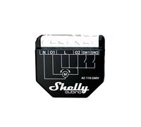 SHELLY SH-SL-WAVE-SHUTTER Shelly Wave Shutter Relais - Jalousie-/Markisensteuerung - Relais mit 2 unabhängigen Kanälen - Z-Wa