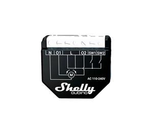 SHELLY SH-SL-WAVE-SHUTTER Shelly Wave Shutter Relais - Jalousie-/Markisensteuerung - Relais mit 2 unabhängigen Kanälen - Z-Wa