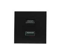 SHELLY SH-WALL-DISPLAY-USB-B Shelly USB-Ladegerät für Wall Display Stand Schwarz - Stabile Stromversorgung für Shelly Wall Displ