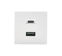 SHELLY SH-WALL-DISPLAY-USB-W Shelly USB-Ladegerät für Wall Display Stand Weiß - Stabile Stromversorgung für Shelly Wall Display