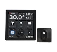 Shelly Wall Display Preto Ecrã Touch 4'' de parede p/ controlo centralizado + Sensor de Temperatura e Humidade