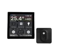 Shelly Wall Display + Sensor BLU H&T WiFi/Bluetooth - Preto