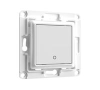 Interruptor de Pared de 1 Botón para Módulos Shelly (Blanco) - Shelly Wall Switch 1