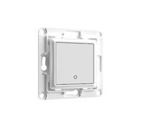 Shelly Wall Switch 1 Interruptor de parede de 1 botão p/ módulos Shelly Branco