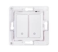Interruptor de Pared 2 Botones para Módulos Shelly (Blanco) - Shelly Wall Switch 2
