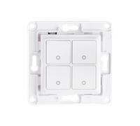 Shelly Wall Switch 4 Interruptor de parede de 4 botões p/ módulos Shelly Branco