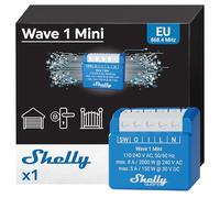 Shelly Wave 1 Mini | Z-wave Smart Switch Relé | 1 Canal - 8A | Contactos Secos | Automatización del hogar | Necesita hub Z-Wave | Bajo consumo de energía