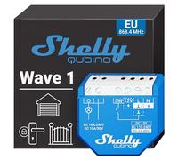 Shelly Módulo interruptor inalámbrico Wave 1 – Z-Wave 868,4 MHz, 1 canal 16A, contactos secos