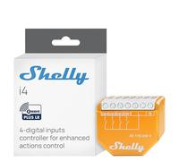 Shelly Wave i4 US LR | Control de entrada digital Z-Wave de largo alcance 4 para control avanzado | Automatización del hogar | Alta compatibilidad | Fácil instalación | Aplicación Shelly Smart Control