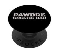 Sheltie Dad Dog Lover Shetland Sheepdog Owner PopSockets PopGrip Adhesivo