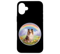 Sheltie Rainbow Bridge Cute Shetland Sheepdog Memorial Carcasa para iPhone 16 Plus
