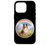 Sheltie Rainbow Bridge Cute Shetland Sheepdog Memorial Carcasa para iPhone 16 Pro