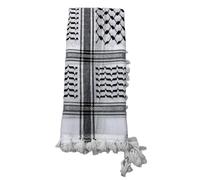 Shemagh - Bufanda con flecos para la cabeza, para uso diario y reuniones de eventos de Oriente Medio, pañuelo tradicional Arafat, Negro, Talla única