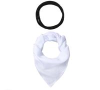 SHEMAGH Buff para hombres 54x54 en árabe bufanda palestina musulmana con diadema negro suave y transpirable a prueba de viento turbante de Medio Oriente para hombres accesorios de disfraces árabe
