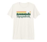 Shenandoah National Park Vintage Distressed 80s Trees Camiseta Premium