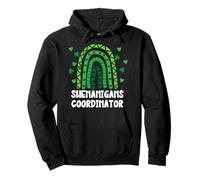 Shenanigans Coordinator St Patricks Day Green Rainbow Sudadera con Capucha