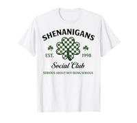 Shenanigans Social Club Serious About Fun 1998 Camiseta